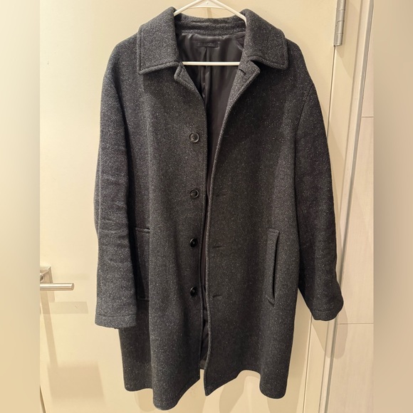 Mango Charcoal Gray Men's Coat - Picture 2 of 2